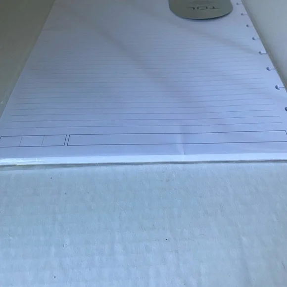 TUL Disc Bound Narrow Ruled Refill Pages Letter Size Premium Paper 50 Sheets New - Picture 7 of 11